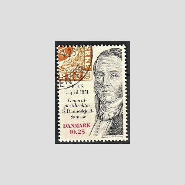 FRIMRKER DANMARK | 2001 - AFA 1279 - Frimrket 150 r - 10,25 Kr. flerfarvet - Pnt Stemplet