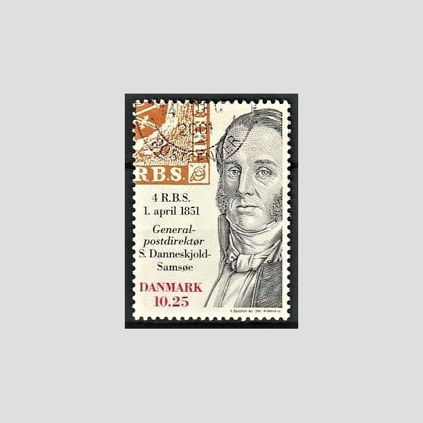 FRIMRKER DANMARK | 2001 - AFA 1279 - Frimrket 150 r - 10,25 Kr. flerfarvet - Stemplet