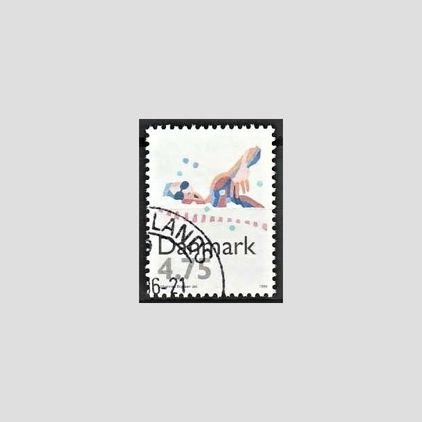 FRIMRKER DANMARK | 1996 - AFA 1112 - Sport - 4,75 Kr. flerfarvet - Pnt Stemplet 