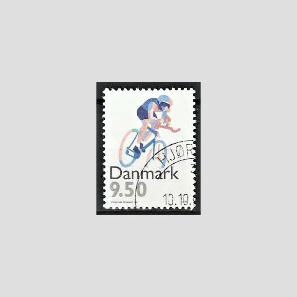 FRIMRKER DANMARK | 1996 - AFA 1114 - Sport - 9,50 Kr. flerfarvet - Pnt Stemplet