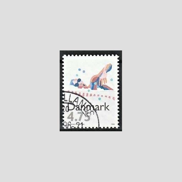 FRIMRKER DANMARK | 1996 - AFA 1112 - Sport - 4,75 Kr. flerfarvet - Pnt Stemplet 