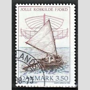 FRIMRKER DANMARK | 1996 - AFA 1119 - Danske trjoller - 3,50 Kr. flerfarvet - Pnt Stemplet