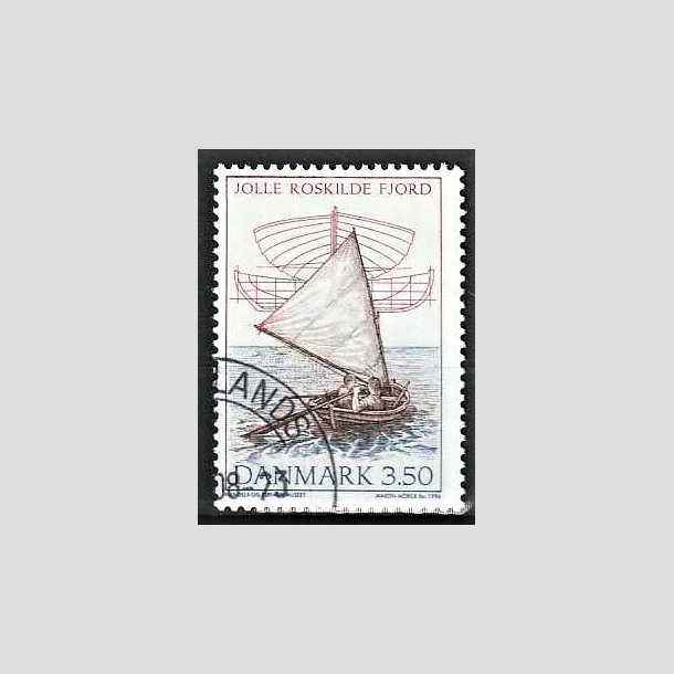 FRIMRKER DANMARK | 1996 - AFA 1119 - Danske trjoller - 3,50 Kr. flerfarvet - Pnt Stemplet