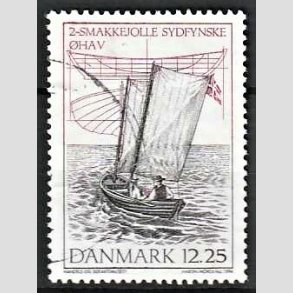 FRIMRKER DANMARK | 1996 - AFA 1121 - Danske trjoller - 12,25 Kr. flerfarvet - Pnt Stemplet