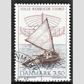 FRIMRKER DANMARK | 1996 - AFA 1119 - Danske trjoller - 3,50 Kr. flerfarvet - Pnt Stemplet