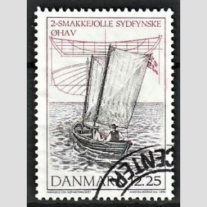 FRIMRKER DANMARK | 1996 - AFA 1121 - Danske trjoller - 12,25 Kr. flerfarvet - Pnt Stemplet