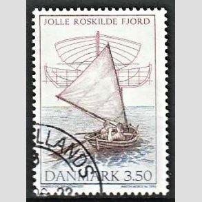 FRIMRKER DANMARK | 1996 - AFA 1119 - Danske trjoller - 3,50 Kr. flerfarvet - Pnt Stemplet
