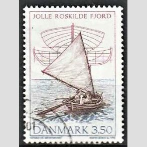 FRIMRKER DANMARK | 1996 - AFA 1119 - Danske trjoller - 3,50 Kr. flerfarvet - Pnt Stemplet