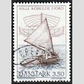 FRIMRKER DANMARK | 1996 - AFA 1119 - Danske trjoller - 3,50 Kr. flerfarvet - Pnt Stemplet