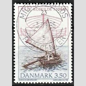 FRIMRKER DANMARK | 1996 - AFA 1119 - Danske trjoller - 3,50 Kr. flerfarvet - Pnt Stemplet