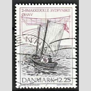 FRIMRKER DANMARK | 1996 - AFA 1121 - Danske trjoller - 12,25 Kr. flerfarvet - Pnt Stemplet