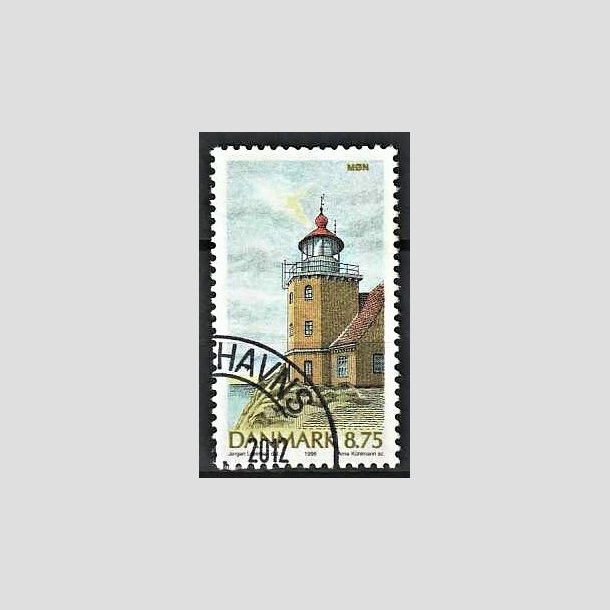 FRIMRKER DANMARK | 1996 - AFA 1127 - Danske fyrtrne - 8,75 Kr. flerfarvet - Pnt Stemplet