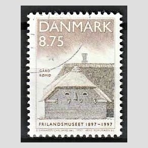 FRIMRKER DANMARK | 1997 - AFA 1142 - Frilandsmuseet 100 r - 8,75 Kr. flerfarvet - Pnt Stemplet