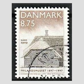 FRIMRKER DANMARK | 1997 - AFA 1142 - Frilandsmuseet 100 r - 8,75 Kr. flerfarvet - Pnt Stemplet