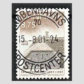 FRIMRKER DANMARK | 1997 - AFA 1142 - Frilandsmuseet 100 r - 8,75 Kr. flerfarvet - Pnt Stemplet