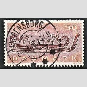 FRIM�RKER DANMARK | 1970 - AFA 503 - Dansk skibsfart - 30 �re lysbrun/r�dbrun - Lux Stemplet Fredensborg