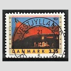 FRIM�RKER DANMARK | 1995 - AFA 1097 - Turistm�l - 3,75 Kr. flerfarvet - Pragt Stemplet 