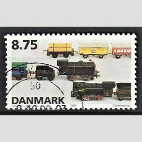 FRIMRKER DANMARK | 1995 - AFA 1105 - Dansk legetj - 8,75 Kr. flerfarvet - Pnt Stemplet