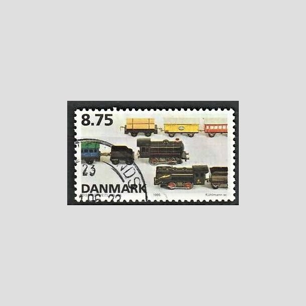 FRIMRKER DANMARK | 1995 - AFA 1105 - Dansk legetj - 8,75 Kr. flerfarvet - Pnt Stemplet