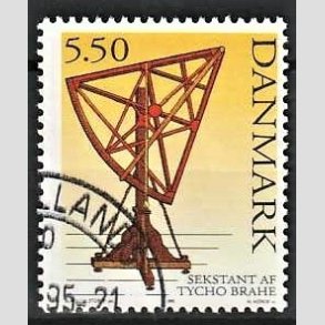 FRIMRKER DANMARK | 1995 - AFA 1102 - Tycho Brahes fdsel 