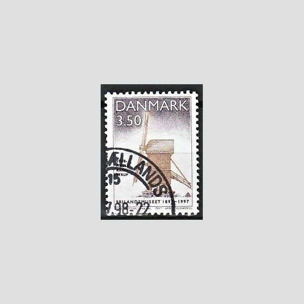 FRIMRKER DANMARK | 1997 - AFA 1139 - Frilandsmuseet 100 r. - 3,50 Kr. Stubmlle - Pnt Stemplet