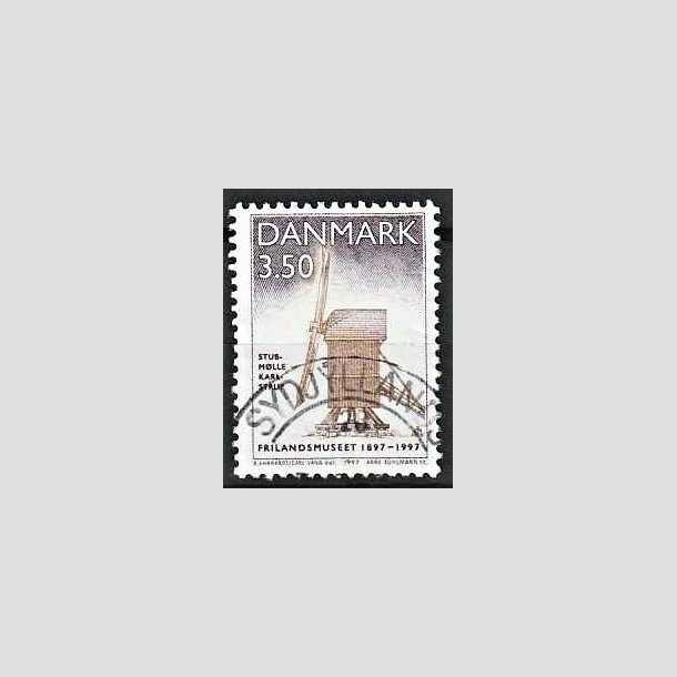 FRIMRKER DANMARK | 1997 - AFA 1139 - Frilandsmuseet 100 r. - 3,50 Kr. Stubmlle - Pnt Stemplet