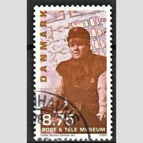 FRIMRKER DANMARK | 1998 - AFA 1179 - Post og Tele museet - 8,75 Kr. Nutidigt postbud - Pnt Stemplet