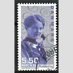 FRIMRKER DANMARK | 1998 - AFA 1178 - Post og Tele museet - 5,50 Kr. Telefonistinde - Pnt Stemplet