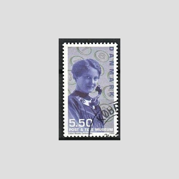 FRIMRKER DANMARK | 1998 - AFA 1178 - Post og Tele museet - 5,50 Kr. Telefonistinde - Pnt Stemplet