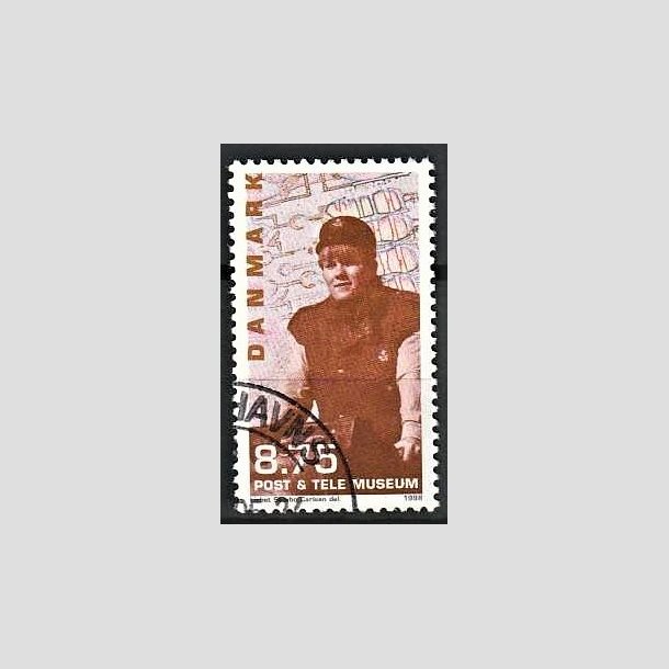 FRIMRKER DANMARK | 1998 - AFA 1179 - Post og Tele museet - 8,75 Kr. Nutidigt postbud - Pnt Stemplet