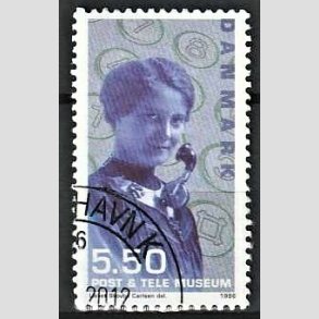 FRIMRKER DANMARK | 1998 - AFA 1178 - Post og Tele museet - 5,50 Kr. Telefonistinde - Pnt Stemplet