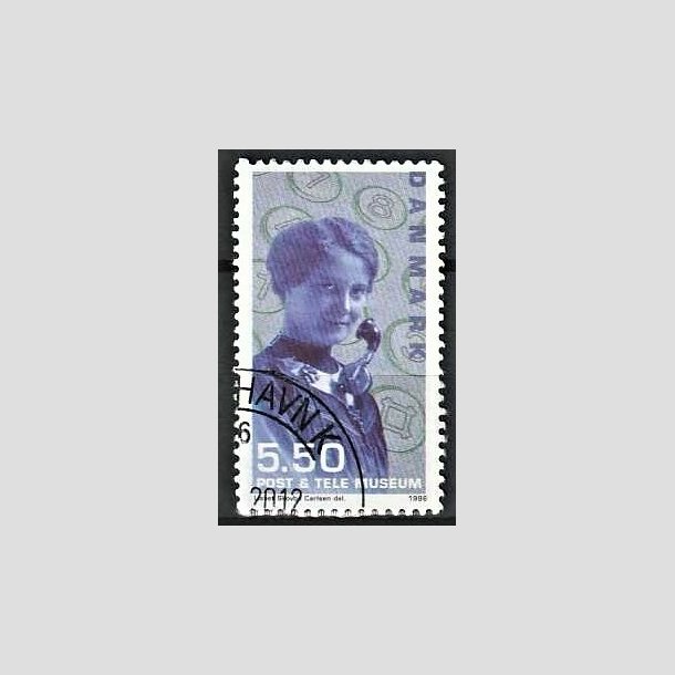 FRIMRKER DANMARK | 1998 - AFA 1178 - Post og Tele museet - 5,50 Kr. Telefonistinde - Pnt Stemplet