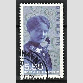 FRIMRKER DANMARK | 1998 - AFA 1178 - Post og Tele museet - 5,50 Kr. Telefonistinde - Pnt Stemplet