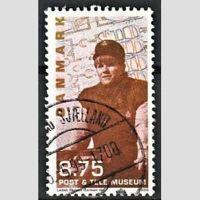 FRIMRKER DANMARK | 1998 - AFA 1179 - Post og Tele museet - 8,75 Kr. Nutidigt postbud - Pnt Stemplet