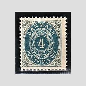 FRIM�RKER DANMARK | 1902 - AFA 23C - 4 �re gr�/bl� - Postfrisk