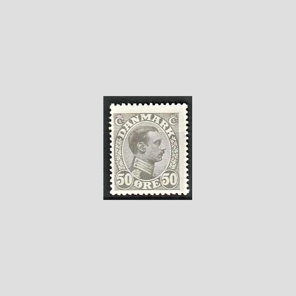 FRIMRKER DANMARK | 1921-22 - AFA 129a - Chr. X 50 re gr - Postfrisk