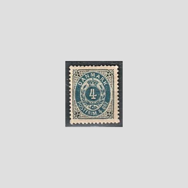 FRIMRKER DANMARK | 1902 - AFA 23C - 4 re gr/bl - Ubrugt