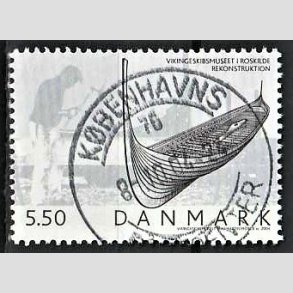 FRIM�RKER DANMARK | 2004 - AFA 1401 - Vikingeskibsmuseet - 5,50 Kr. Rekonstruktion - Pragt Stemplet K�benhavn