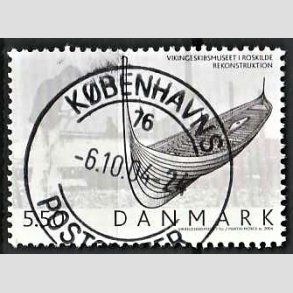 FRIM�RKER DANMARK | 2004 - AFA 1401 - Vikingeskibsmuseet - 5,50 Kr. Rekonstruktion - Pragt Stemplet K�benhavn