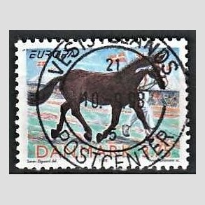 FRIM�RKER DANMARK | 1998 - AFA 1184 - Nationale festdage - 3,75 Kr. flerfarvet - Pragt Stemplet Vestsj�lland