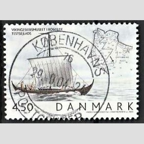 FRIM�RKER DANMARK | 2004 - AFA 1400 - Vikingeskibsmuseet - 4,50 Kr. Testsejlads - Pragt Stemplet K�benhavn