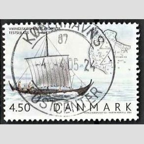 FRIM�RKER DANMARK | 2004 - AFA 1400 - Vikingeskibsmuseet - 4,50 Kr. Testsejlads - Pragt Stemplet K�benhavn