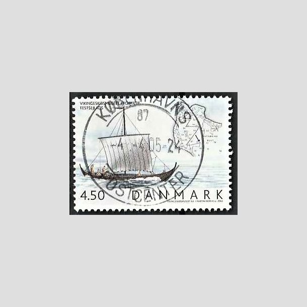 FRIMRKER DANMARK | 2004 - AFA 1400 - Vikingeskibsmuseet - 4,50 Kr. Testsejlads - Pragt Stemplet Kbenhavn