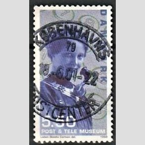 FRIM�RKER DANMARK | 1998 - AFA 1178 - Post og Tele Museet - 5,50 Kr. flerfarvet - Pragt Stemplet
