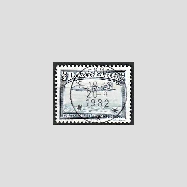 FRIMRKER DANMARK | 1981 - AFA 740 - Flyvning - 2,30 Kr. sortbl/bl - Lux Stemplet Ringkbing