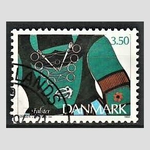 FRIMRKER DANMARK | 1993 - AFA 1053 - Almuesmykker - 3,50 Kr. flervarvet - Pnt Stemplet