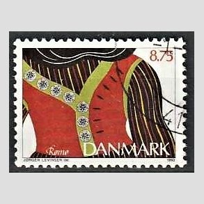 FRIMRKER DANMARK | 1993 - AFA 1056 - Almuesmykker - 8,75 Kr. flerfarvet - Pnt Stemplet