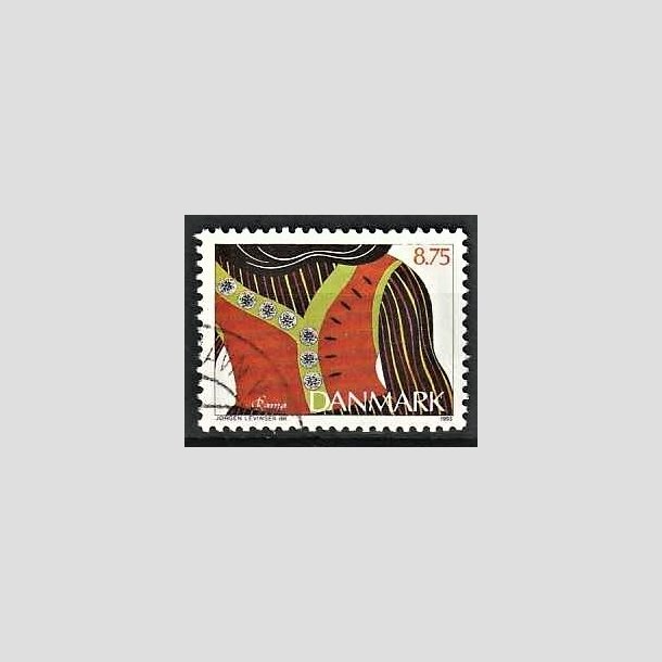 FRIMRKER DANMARK | 1993 - AFA 1056 - Almuesmykker - 8,75 Kr. flerfarvet - Pnt Stemplet