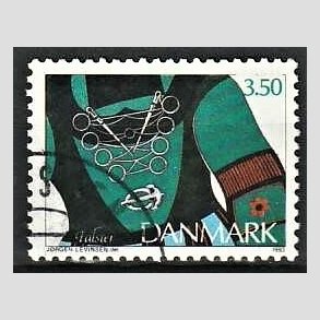 FRIMRKER DANMARK | 1993 - AFA 1053 - Almuesmykker - 3,50 Kr. flervarvet - Pnt Stemplet