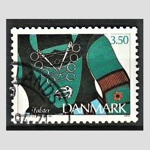 FRIMRKER DANMARK | 1993 - AFA 1053 - Almuesmykker - 3,50 Kr. flervarvet - Pnt Stemplet